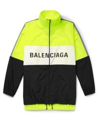 Balenciaga Denim Oversized Logo-print Shell And Ripstop Jacket for 