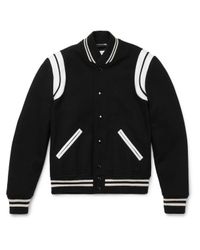 varsity jacket ysl