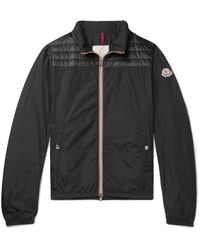 Moncler Synthetic Portnuff Shell Bomber Jacket in Black for Men - Lyst