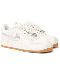 air force 1 canvas white