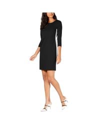 Alfani Black Racer Stripe Sheath Dress