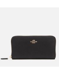 coach zipper wallet women's