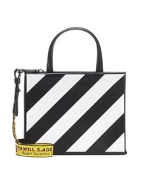 c/o Virgil Abloh Leather Diagonal Box Bag in (Black) - Lyst