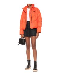 doudoune nike orange femme