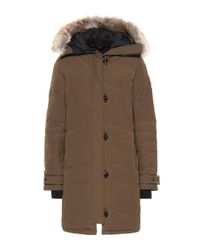 Parka Lorette à capuche matelassée Canada Goose en coloris Green