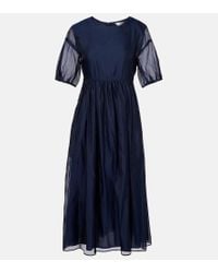 ワンピース MAX MARA SILVA BUSTIER DRESS IN MOHAIR WOOL AND SILK Wool, mohair and silk bustier dress, black | 