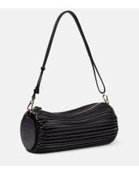 Loewe Twisted Wave Leather Bag Strap in Brown | Lyst