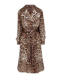 long leopard coat