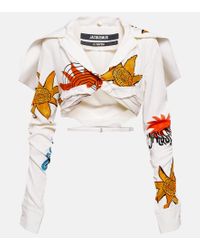 Jacquemus La Chemise Amaro in White | Lyst
