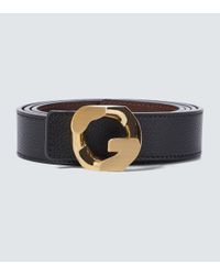 Givenchy Reversible G Chain Leather Belt - Black