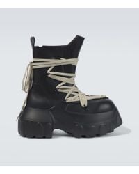Rick Owens Lunar Tractor Shearling Boots in Black for Men | Lyst Rick Owens Lunar Tractor Shearling Boots in Black for Men | Lyst