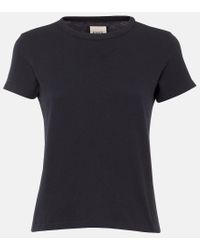 KHAITE Devra T-Shirt in Brown | Lyst