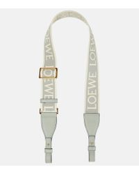 Loewe Twisted Wave Leather Bag Strap in Brown | Lyst