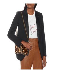 Saint Laurent Multicolor Kate Small Calf-hair Shoulder Bag