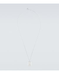 Tom Wood Tarot Sun Sterling Silver Necklace - White