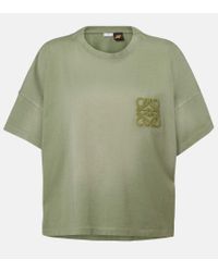【国内発】LOEWE x Paula's Ibiza Anagram Tシャツ（コットン） Paula's Ibiza Anagram cotton jersey T-shirt in white - Loewe