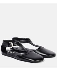 Jil Sander Mary Jane Heels in Black | Lyst