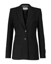 off white wool blazer