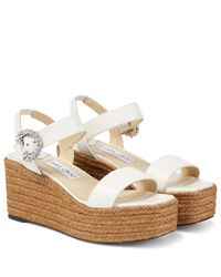 Jimmy Choo Chaussures compensées en Cuir en Doré - Acheter Jimmy Choo  Chaussures compensées en Cuir en Doré d'occasion pour 130€ (7023136)