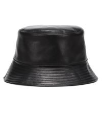 loewe leather bucket hat
