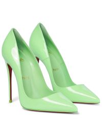 Pumps So Kate 120 in verniceChristian Louboutin in Pelle di colore Verde |  Lyst