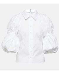 Jacquemus La Chemise Tovallo Poplin Shirt in White | Lyst