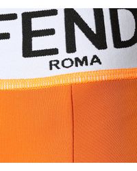 Fendi Orange Bikini-Höschen