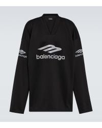 Balenciaga 3b Sports Icon Light Bomber in Black for Men | Lyst