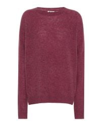 Acne Purple Deniz Wool Sweater