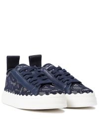 chloe lauren sneaker blue