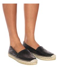gucci signature leather espadrille