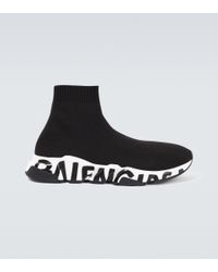 Zapatillas Speed Recycle estilo calcetín Balenciaga de hombre de color  Negro | Lyst
