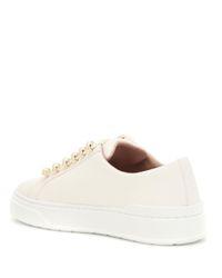 stuart weitzman excelsa leather sneaker