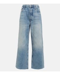 FRAME Le Baggy Palazzo low-rise wide-leg jeans