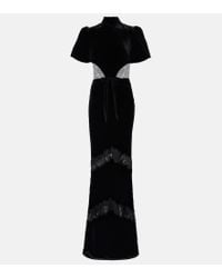 Rebecca Vallance Allegra Maxi Dress in Brown | Lyst