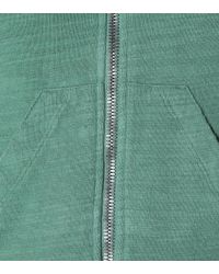 Rick Owens Green Drkshdw Cotton Hoodie