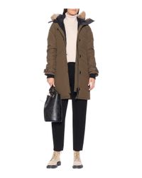 Parka Lorette à capuche matelassée Canada Goose en coloris Green