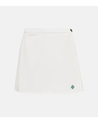 Tory Sport Pleated Tennis Miniskirt - White