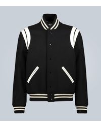 ysl varsity jacket