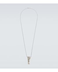 ネックレス・チョーカー Rick Owens Silver Cunt Necklace In l Rick Owens Silver Cunt necklace in metal | TheDoubleF