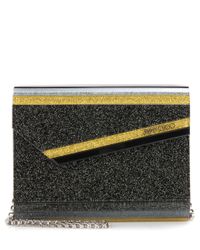 Jimmy Choo Black Candy Box Clutch