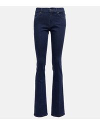 7 For All Mankind Jean bootcut Soho a taille basse - Bleu