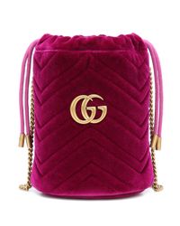 BORSA A SECCHIELLO GG MARMONT GUCCI