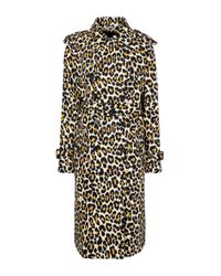 leopard print maxi coat