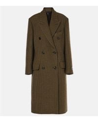 Acne Studios Wool blend Felt Coat in Blue Lyst