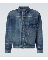 Junya Watanabe Man X Bates Star-embellished Leather Jacket