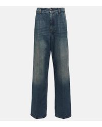 Sportmax Fido High-rise Wide-leg Jeans in Blue