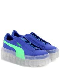 PUMA Clear Creeper Sneakers in Blue - Lyst