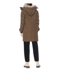 Parka Lorette à capuche matelassée Canada Goose en coloris Green