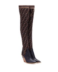knee high fendi socks